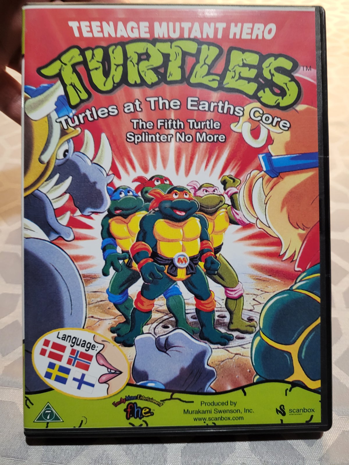 Turtles 1 Musernes angreb; Turtles 2 - Mød Casey J, DVD,