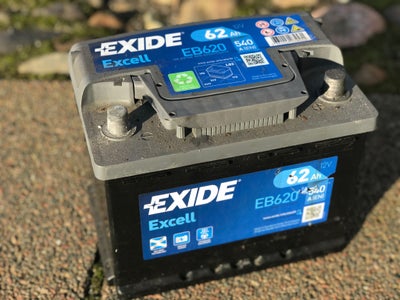Bilbatteri, Exide EB620, Nyere batteri som blev skiftet ved en fejl. Bilen kunne ikke holde strøm, m