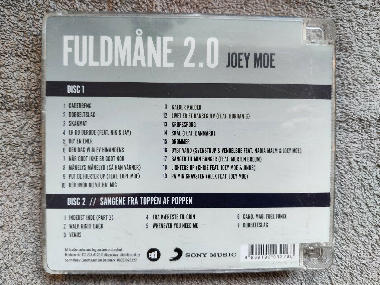 Joey Moe: Fuldmåne 2.0, pop – dba.dk Køb og Salg Nyt og Brugt