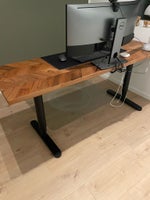 Skrivebord, Ikea hæve/sænke, b: 186 d: 63 h: 50