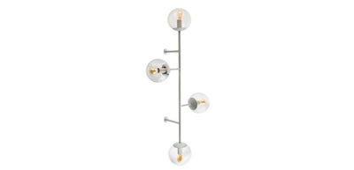 Væglampe, Eksklusiv væglampe fra Bolia (Orb) i hvid / lysegrå og i perfekt stand sælges pga. flytnin