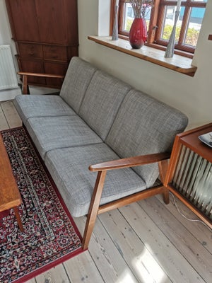 Sofa, stof, 3 pers. , Ikea Ekenäset., Flot og velholdt 3 personers Ikea Ekenäset sofa i lysgrå stof.