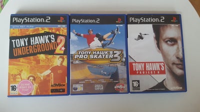 Tony Hawk spil, PS2, Tony Hawk's Project 8 - 30 kr
Tony Hawk's Pro skater 3 - SOLGT
Tony Hawk's Unde