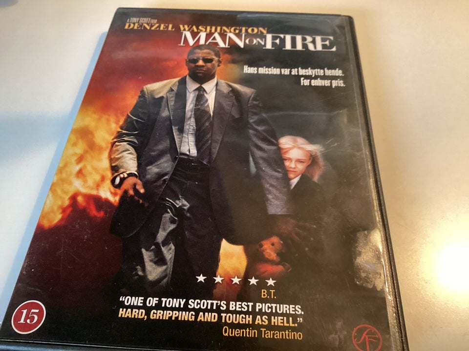 Man on fire , DVD, action