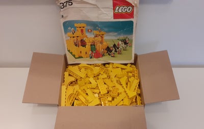 Lego Castle, LEGO Castle 375 m.m. Den Gule Borg 700 stk klodser, Sæt med 700 stk. gule LEGO klodser,