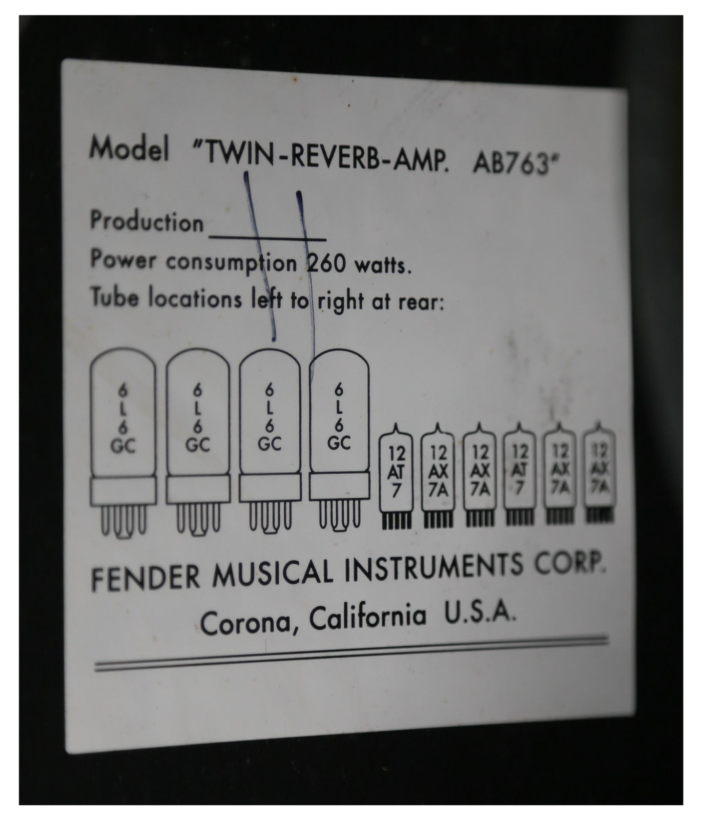 Guitarcombo, Fender BlackFace Twin Reverb 65, 85 W