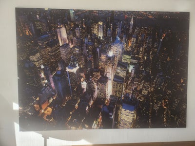Foto print, Ikray, motiv: New York nightlife, b: 200 h: 150, Undgået fra IKEA. Har aldrig hængt i so
