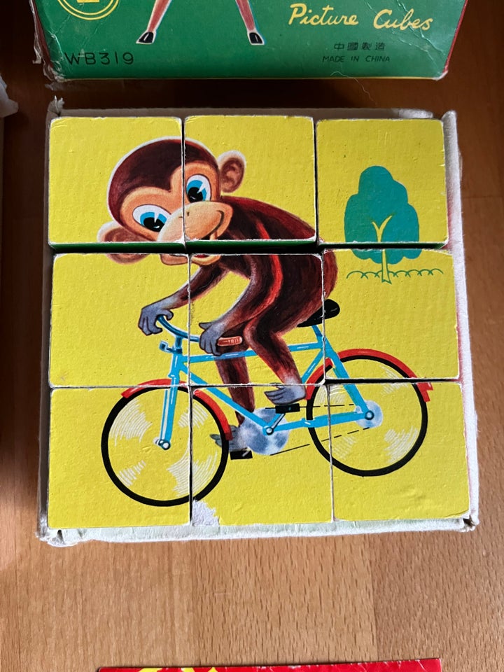 Bamse og kylling bøger, puslespil m.m. retro, puslespil