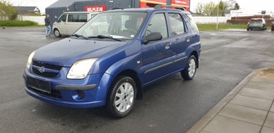 Suzuki Ignis, 1,3 GL, Benzin, 2003, km 190000, blåmetal, træk, nysynet, ABS, airbag, alarm, 5-dørs, 
