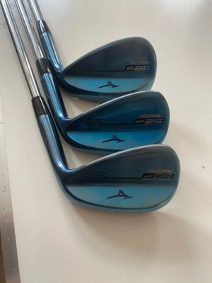 Herre golfsæt, stål, Mizuno t22 wedges, Mizuno t22 Blue med dynamic Gold wedge skaft

Std længde, gr