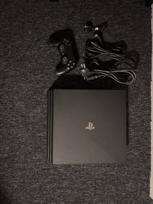 Playstation 4 Pro, Perfekt, Super god PS4 pro, med 1TB lagerplads! Fejler intet! Er klar til brug! K