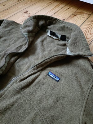 Fleecejakke, str. L, Patagonia,  Beige,  God men brugt