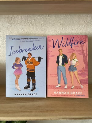 Icebreaker and Wildfire , Hannah Grace , genre: romantik, Fine engelske bøger af Hannah grace 
