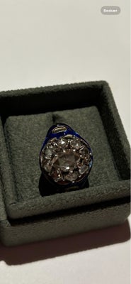 Ring, guld, Antik Russisk ring, Antik russisk ring fra slutningen af 1800 tallet - i 14 kt. Guld, bl