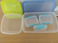 I am giving away for free five tupperwares. 
Al...