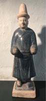 Kinesisk gravfigur, Ming, Brændt glaseret ler