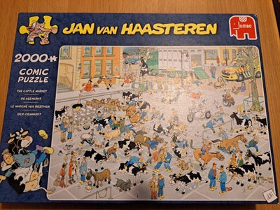 The cattle market, Jan van haasteren, puslespil, Jan van haasteren puslespil med 2000 brikker