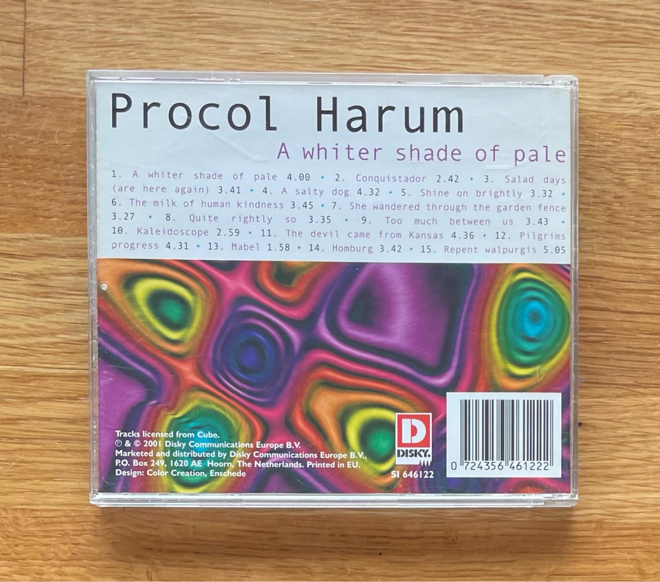 Procol Harum : A Whiter Shade Of Pale, rock