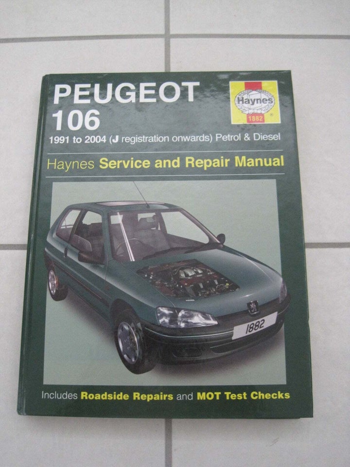 Reparationshåndbog, Peugeot 106