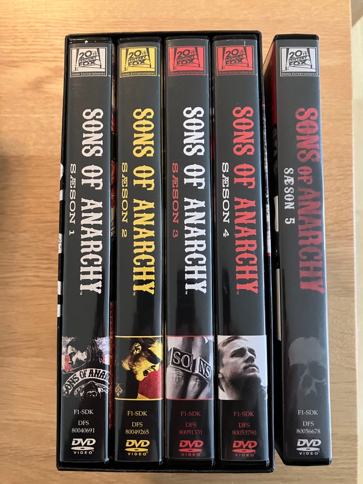 Sons of Anarchy, DVD, drama