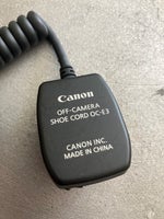 Off kamera , Canon, Off-camera show cord OC-E3