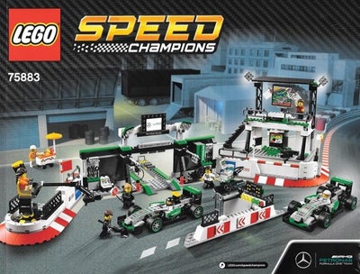 Lego andet, 75883 (udgået)

MERCEDES AMG PETRONAS Formula One Team
2016 Hamilton & Rosberg

Komplet 