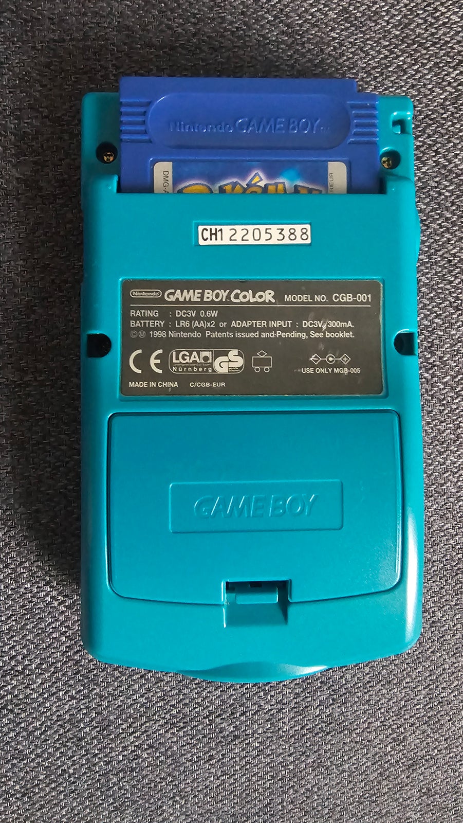 Nintendo Game Boy Color, Gameboy Color Turkis, Perfekt