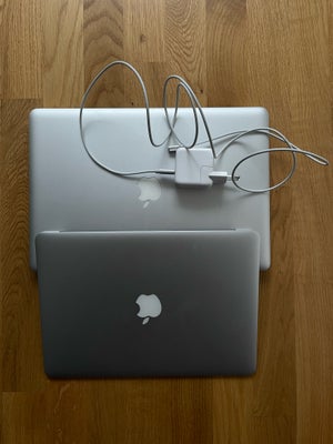 MacBook Air, A1466/A1286, 2.20 GHz, 8 GB ram, 1000 GB harddisk, Defekt, To Macbook-modeller med små 