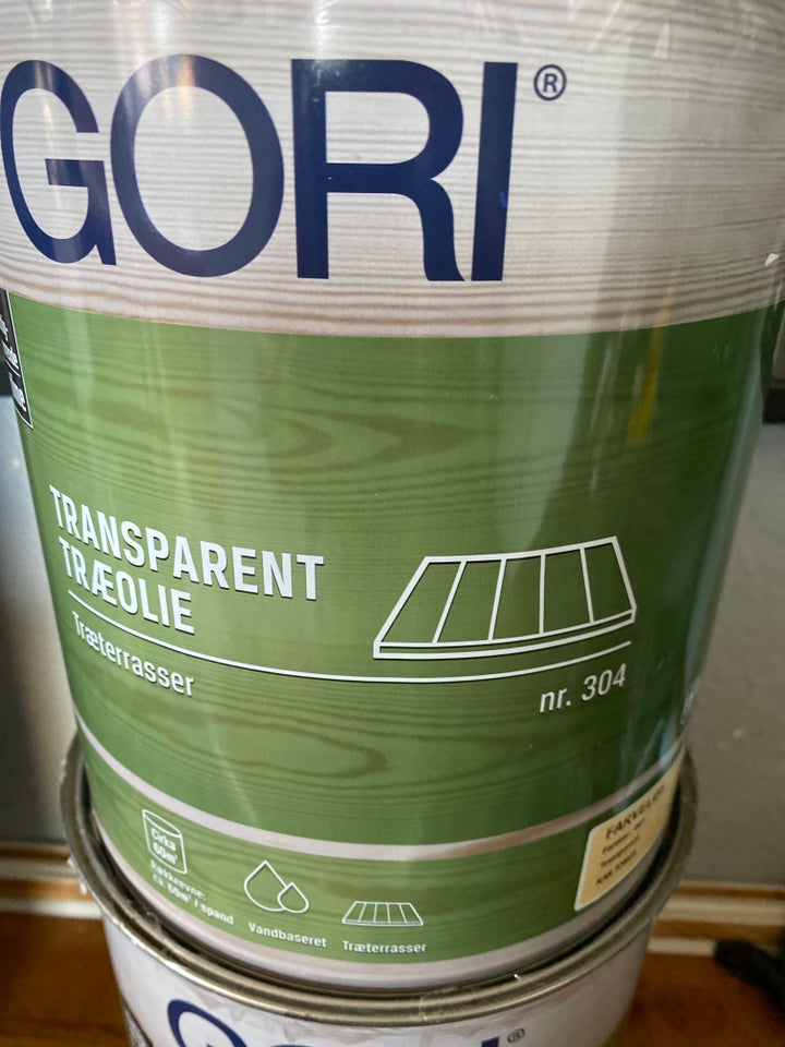 Transperant træ terrasseolie, Gori 304, 10 liter liter