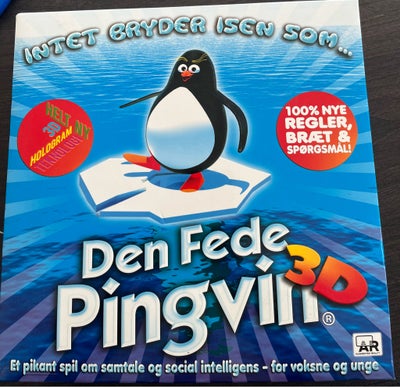 Den fede pingvin 3D ny version , Selskabspil drukspil, brætspil, Komplet i super stand 

Se også mit