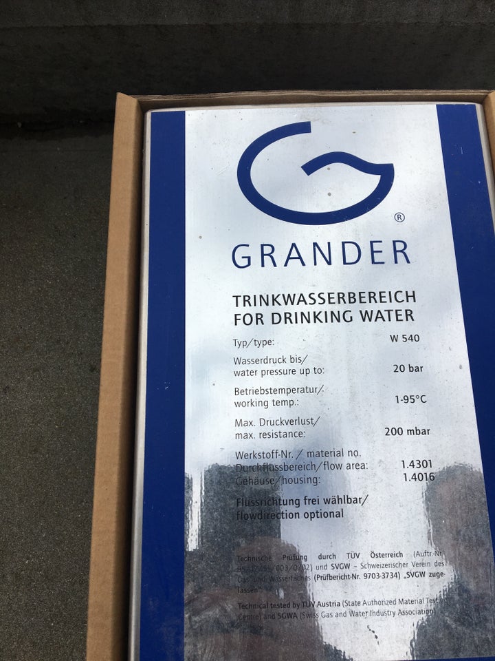 Grander vandvitaliseringsenhed., Grander W540