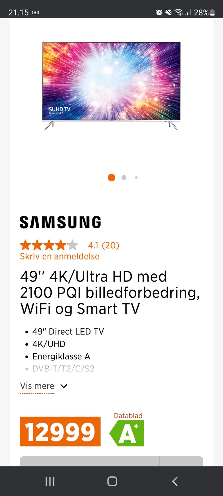 LED, Samsung, 49