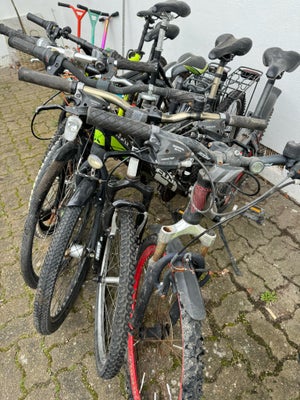 Puch, anden mountainbike, 24 gear, 6 stk. forskellige cykler herunder mountainbikes sælges. De træng