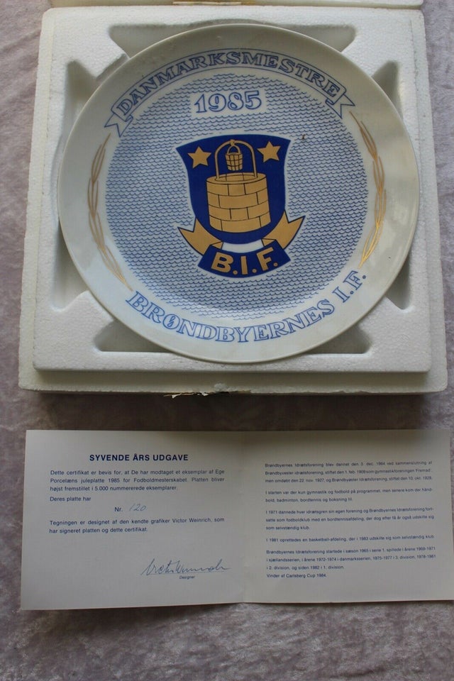 Platter, Ege Porcelæn, Brøndby IF