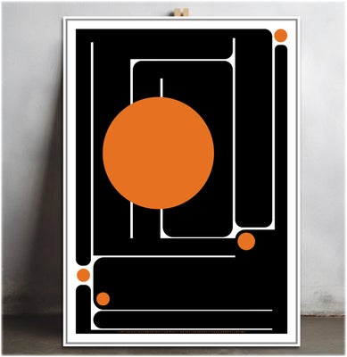 Giclée, Gabriel Lavine, motiv: GeoMaster Series N°06, b: 75 h: 105, Limited Edition Giclée kunsttryk