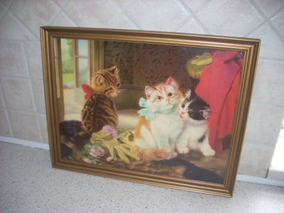 Katte maleri, Retro, Smukt billede
god stand

Afhent