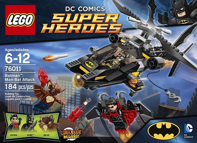 Lego Super heroes, Lego 76011
DC Comics Super Heroes Batman: Man-Bat Attack

Sættet ligger optalt i 