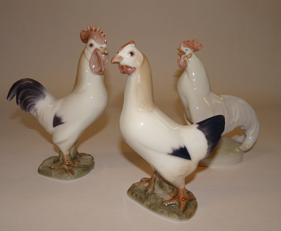 Porcelæn, Høne og hane, Bing & Grøndahl
