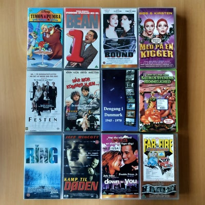 Anden genre, Diverse VHS Film, VHS filmene er blevet testet, og virker som de skal. Jeg sælger dem s