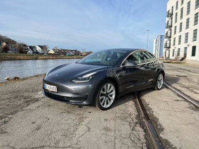 Tesla Model 3, El, aut. 2019, km 96000, klimaanlæg, aircondition, ABS, airbag, alarm, 4-dørs, centra