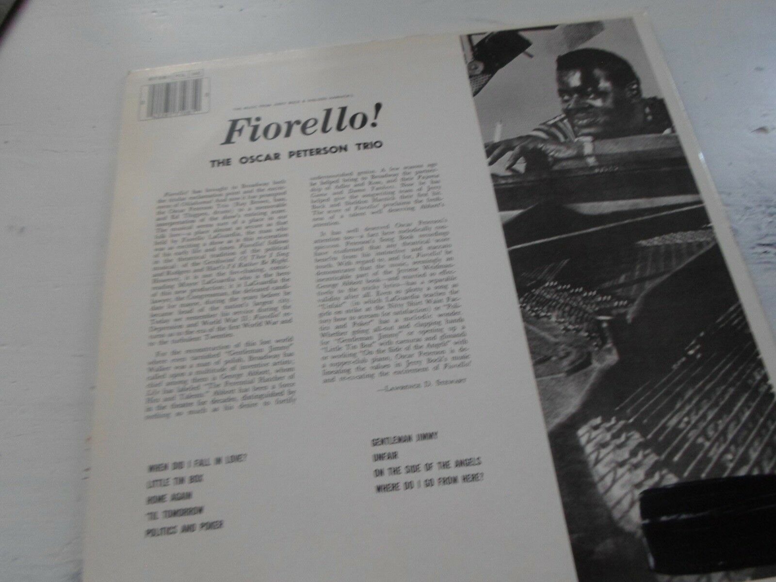 LP, The Oscar Peterson Trio, Fiorello (Verve)