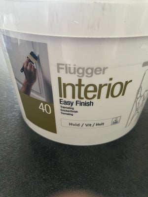 Træmaling, Flügger interiør 40, 3 liter, Warm Grey 2, Ny og ubrugt tonet til warm Grey 2
Eksempel bi