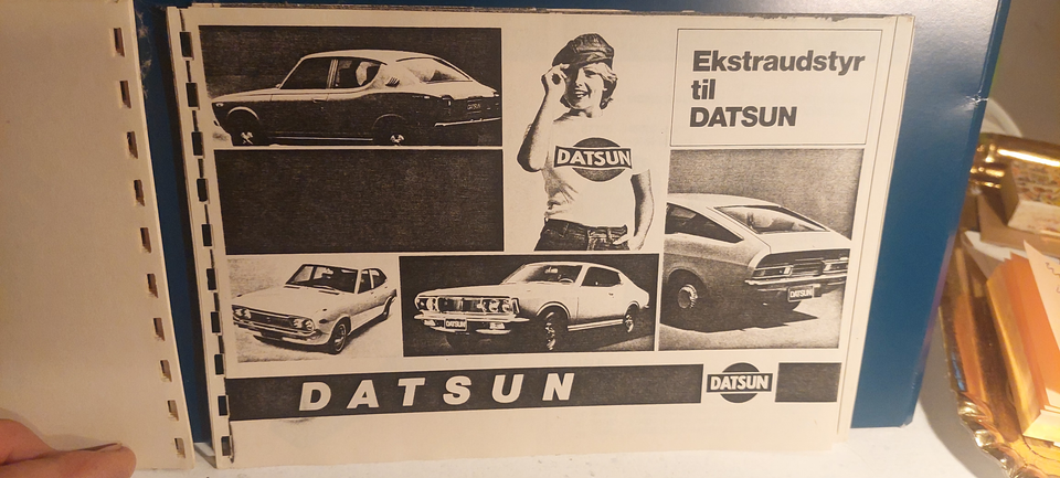 Datsun 100 A/120 A,årg.ca.1980,instruktionsbog,f...