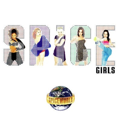 Spice Girls: CD : Spiceworld, pop, Trackliste.

Spice Up Your Life	
2:53
Stop	
3:24
Too Much	
4:31
S