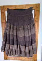 Strikket/hæklet nederdel, str. One size, ukendt