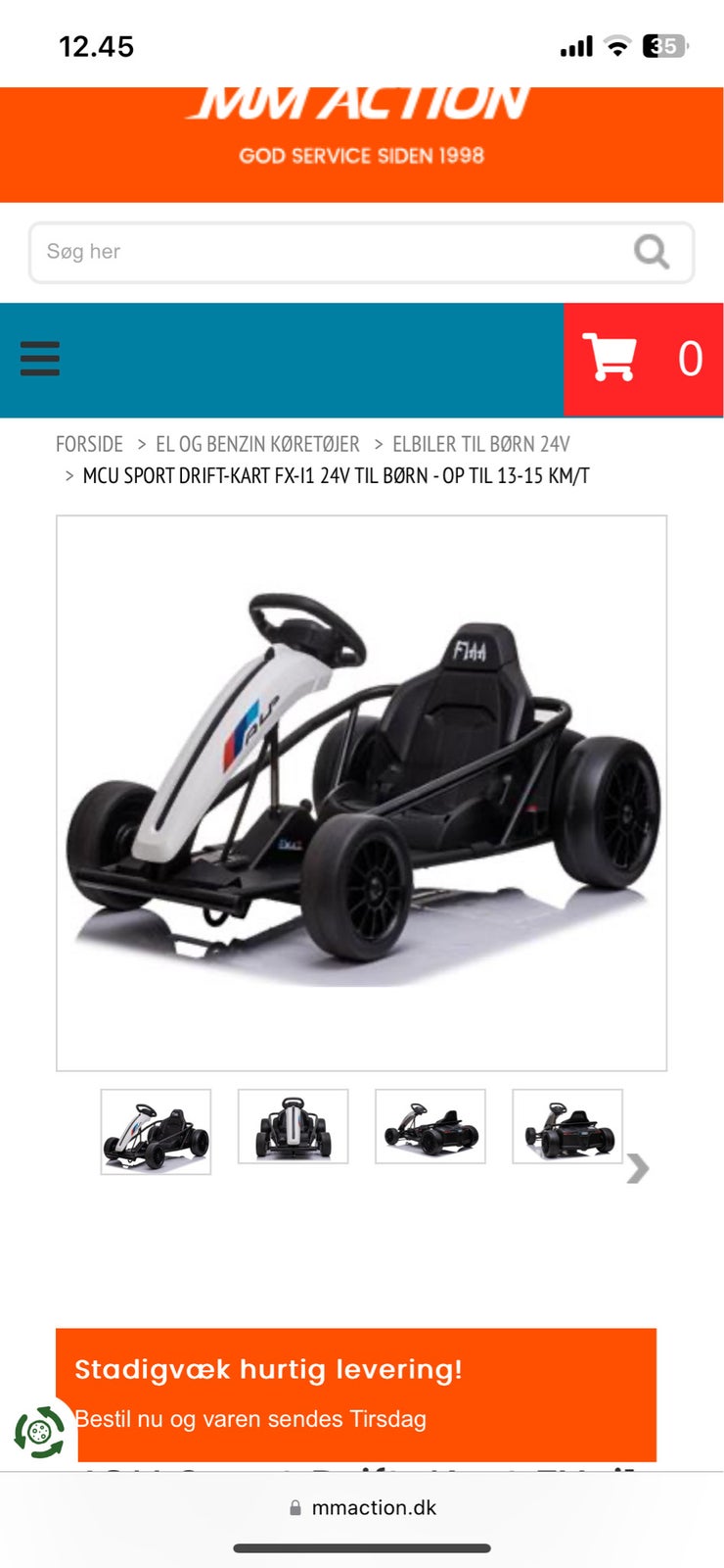 Gokart, MCU Sport Driftkart, modelår 2021