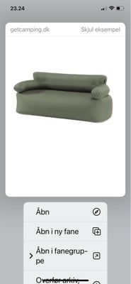 Oppustelig sofa, 2 stk oppustelige sofaer sælges for 1 pris

Outwell Aberdeen Lake Oppustelige sofae