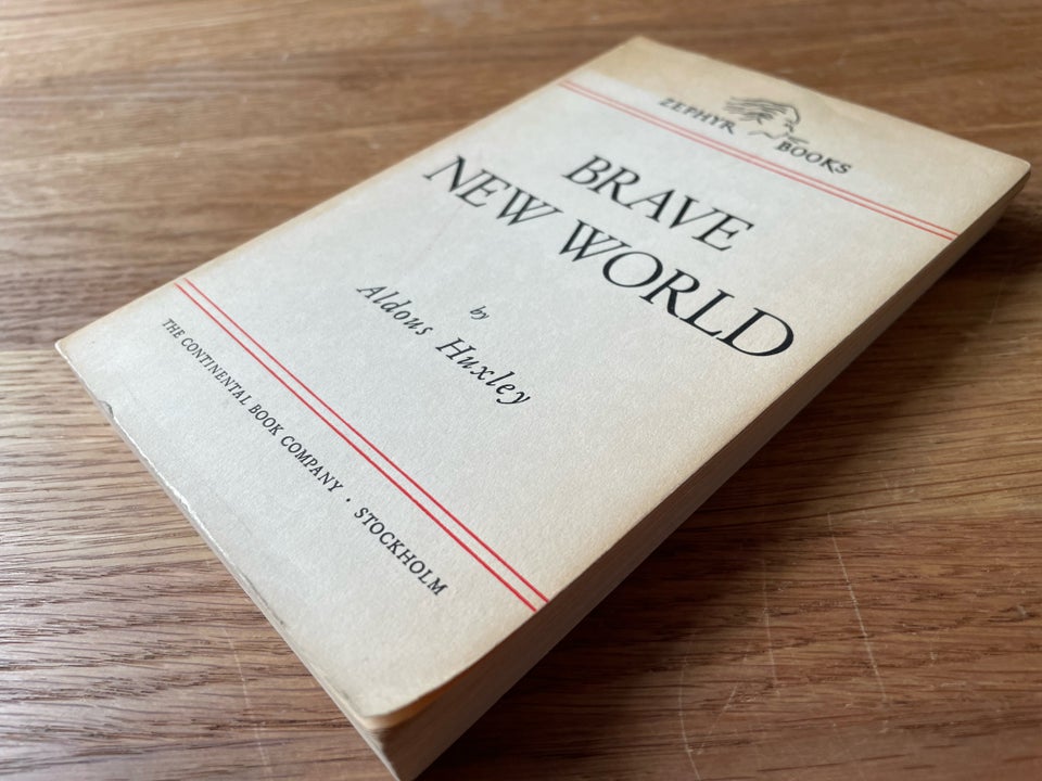 Brave New World, Aldous Huxley, genre: roman