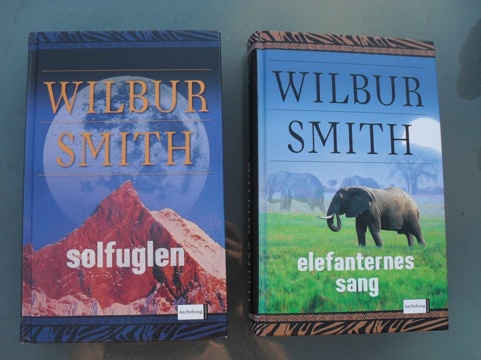 SOLFUGLEN + ELEFANTERNES SANG, WILBUR SMITH, genre: krimi