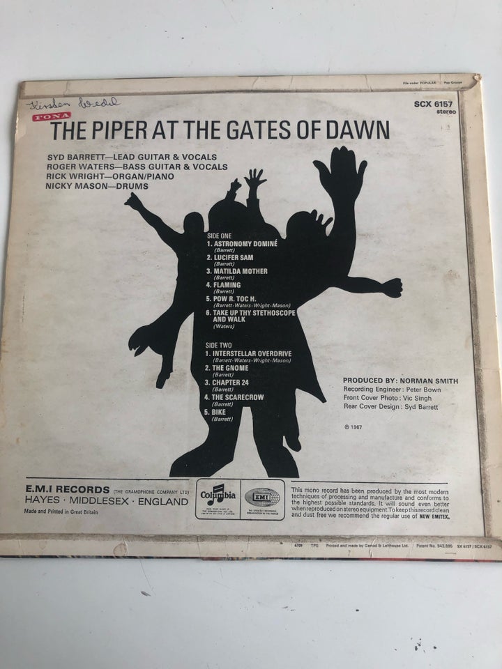 LP, Pink Floyd, The piper at the gates of dawn